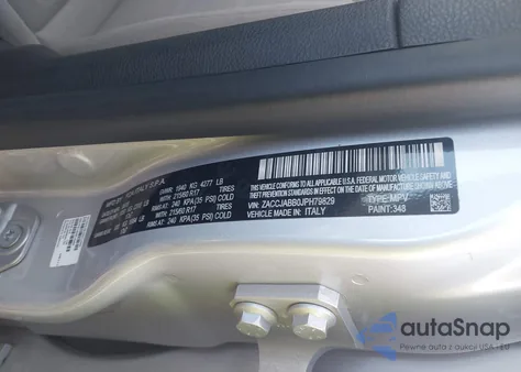 2018 Jeep Renegade Latitude Fwd из США, поврежденный, VIN ZACCJABB0JPH79829